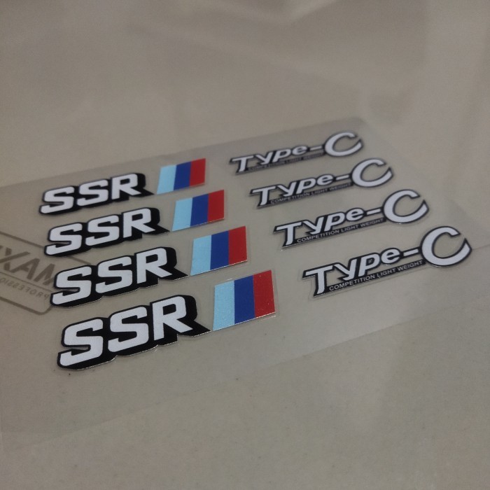 Terlaris -Stiker Velg SSR Type C Type F Type C-RS - type F
