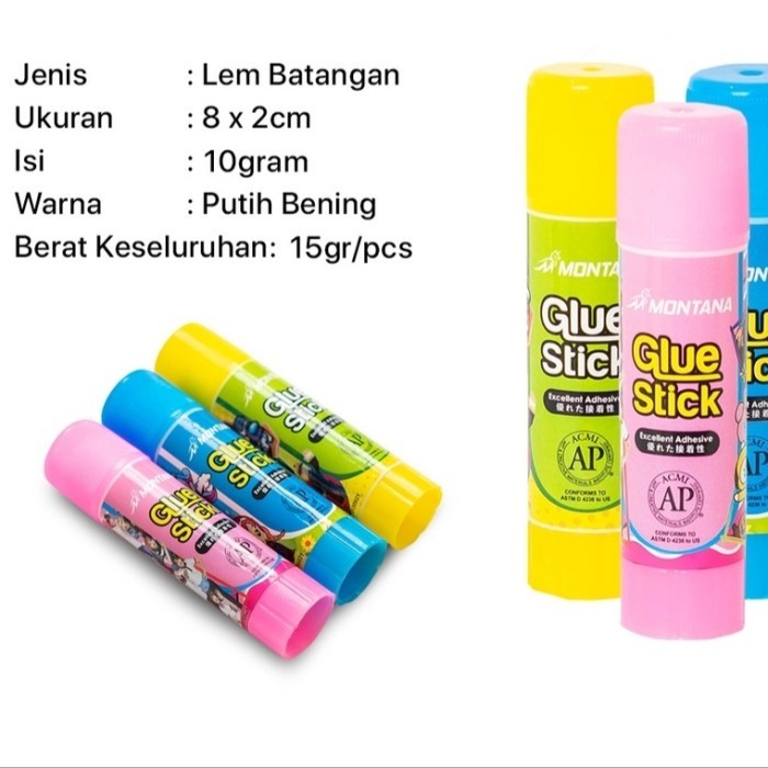 

[TG39] glue stick fancy lem kertas batang 10gr tokogrosir39