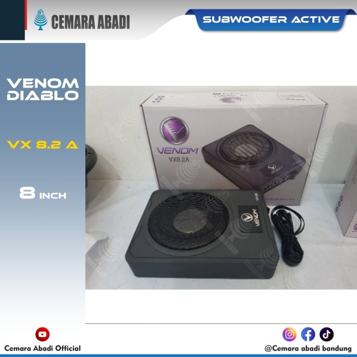 VENOM | SUBWOOFER 8 ACTIVE VENOM DIABLO VX8.2 A