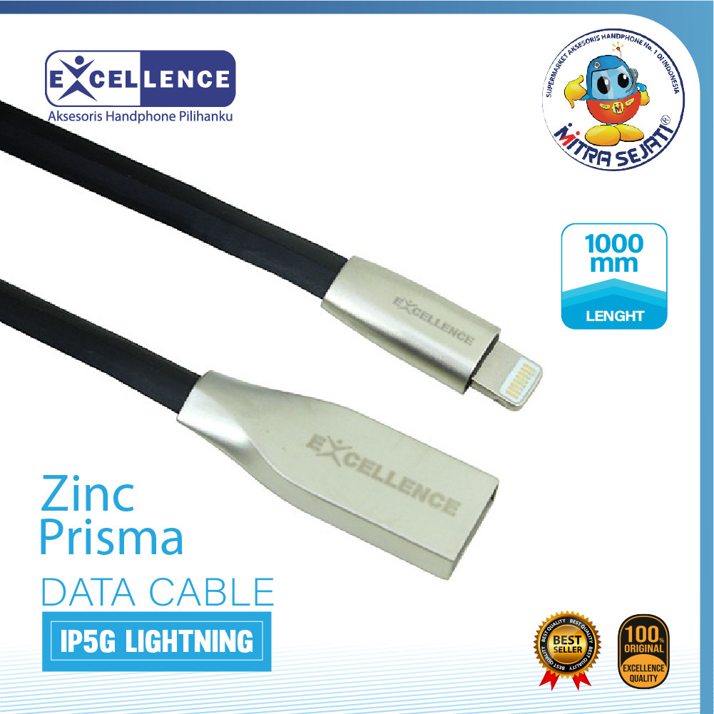 Kabel Data Excellence Zinc Prisma Iphone