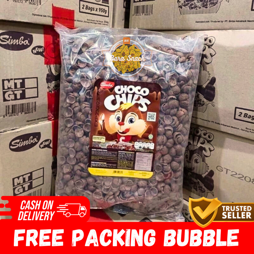 

[ 1BAL ] Simba Choco Chips / Sereal Coklat Premium / Camilan Snack Kiloan Murah -B
