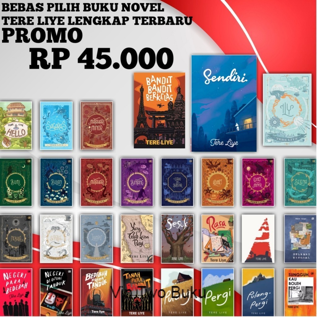 Buku Novel Tere Liye Series Paket Bumi Aldebaran Tanah Para Bandit Bandit Berkelas Hello Bulan Matah