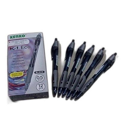 

[Promo]-BEST SELLER Kenko Gel Pen K1 Eco (per lsn) - Hitam