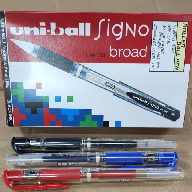 

[Best Seller] Pen Signo Uni-ball UM-153 1.0 (1 lusin ) - Biru
