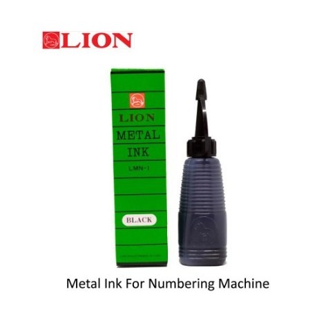 

Terjangkau PROMO Tinta Lion Metal Ink Numbering Machine - Hitam