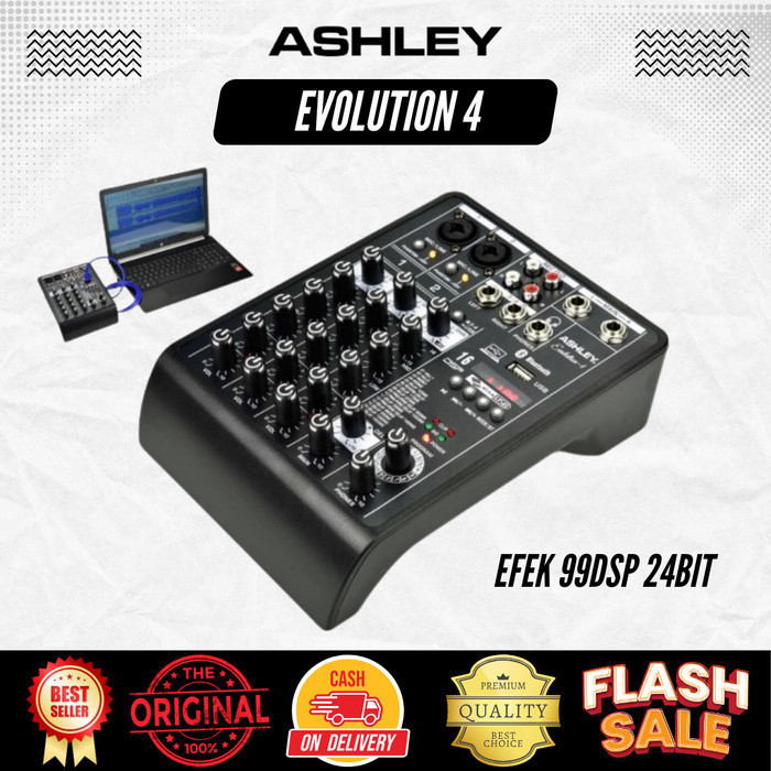 Mixer Ashley Evolution 4 Efek 99Dsp Original Ashley