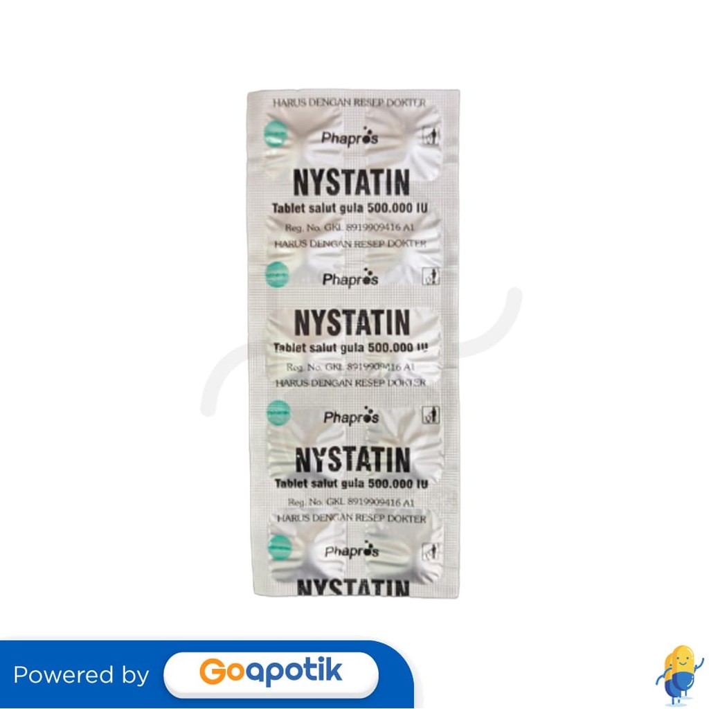 Nystatin Phapros 500000 Iu Strip 10 Tablet
