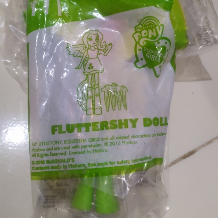 KY562 Fluttershy Doll - My Little Pony - Happy Meal MC Donalds 2016 | RARE