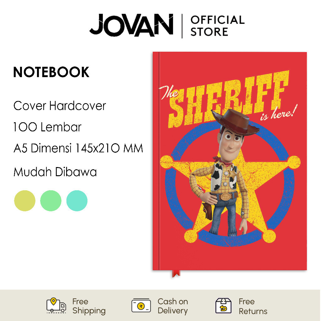 

Notebook Hardcover Custom Toy Story 5 Buku Tulis Catatan Note Agenda Planner Jurnal Diary Notebook Anime