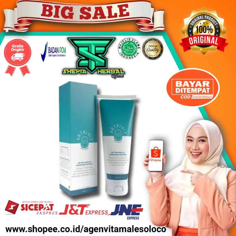 Artrivit asli original cream obat sendi BPOM artrivit