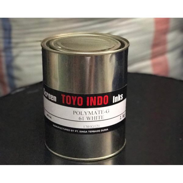 

[New Collection] Polymate G-61 White cat sablon basis minyak toyo indo