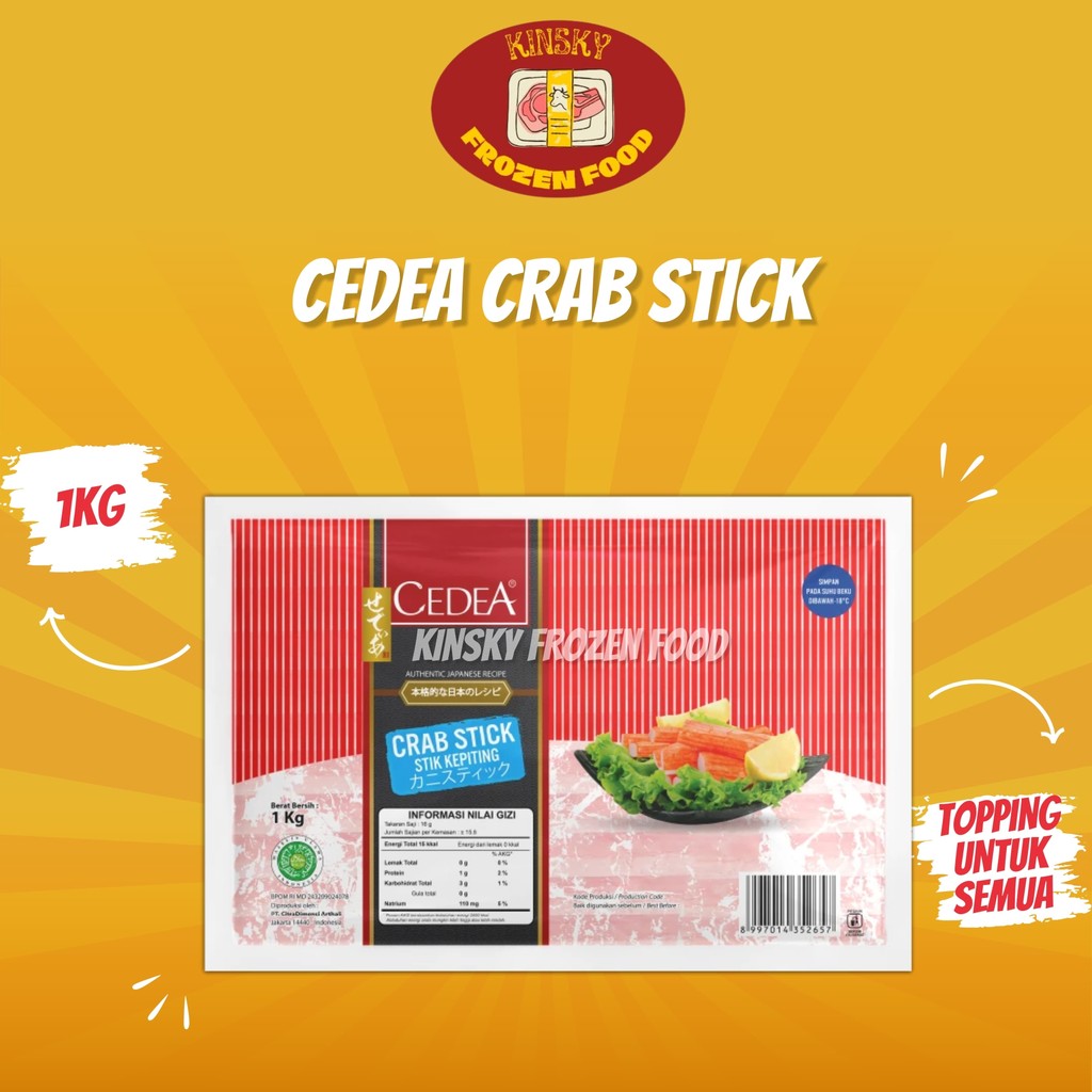 

CEDEA CRAB STICK 1KG / CEDEA CRAB STICK 1 KG