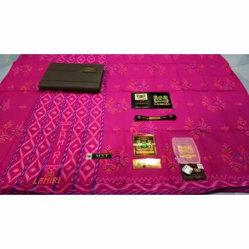 Promo Romadhon Sarung Lamiri Full Sutra Motif Kembang  Pabrik Sendiri