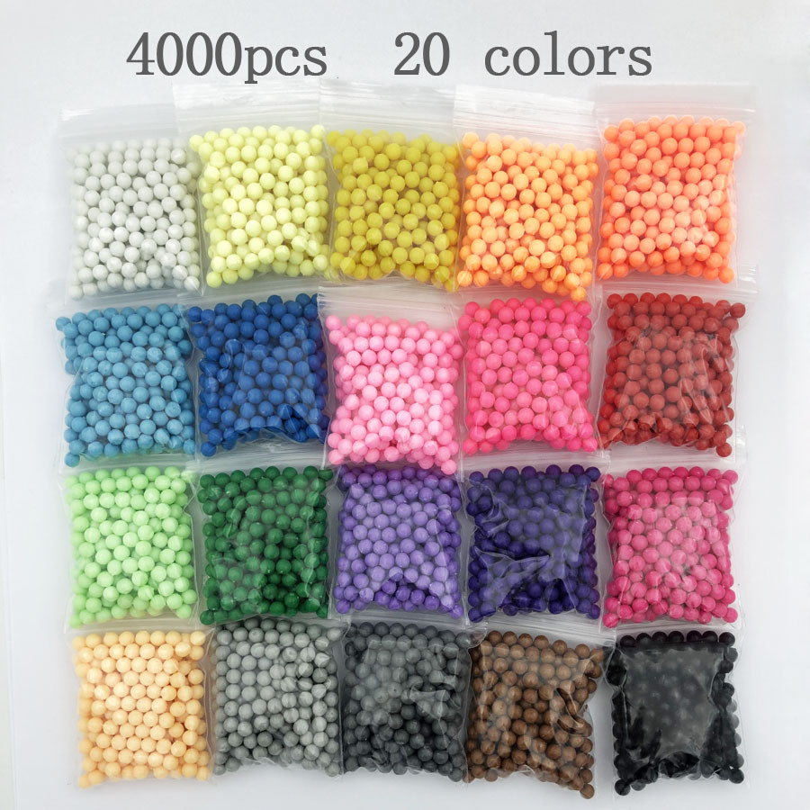 30color bag Beads Puzzle Crystal Color DIY magic Beads Water spray Ball Games 3D Handmade Magic Toy 