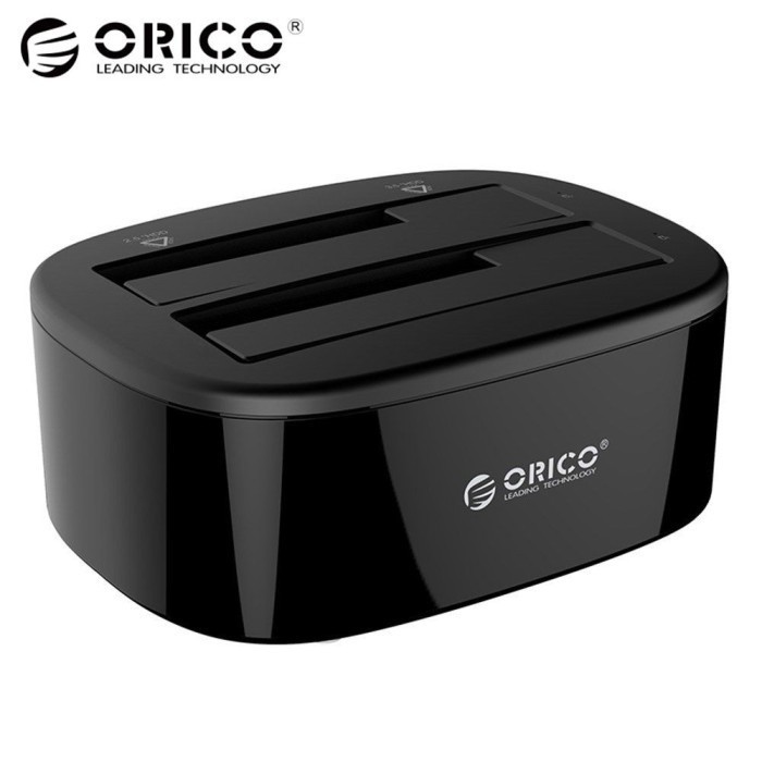 ORICO 6228US3-C Docking Hardisk 2.5/3.5 Hdd/Ssd Usb3.0 Dual-Bay