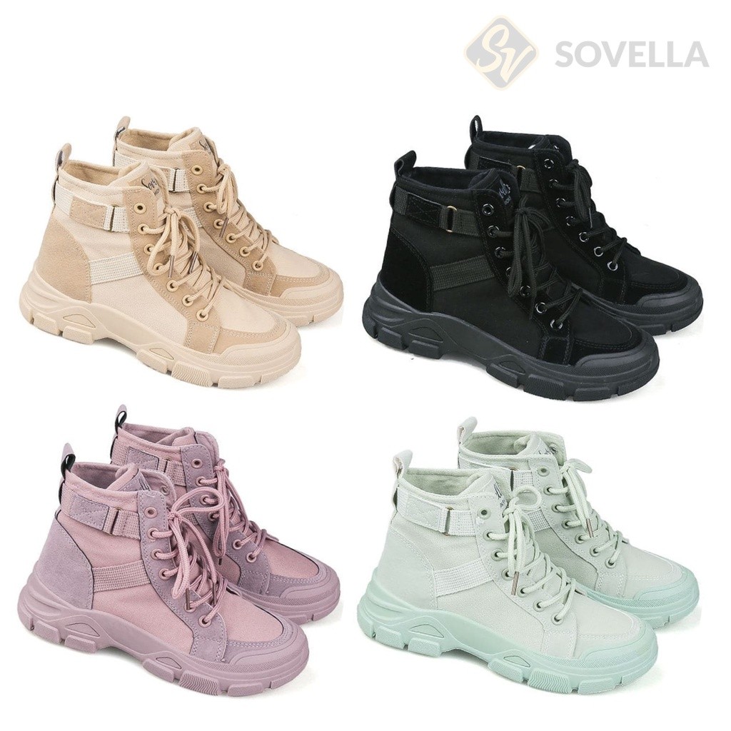 SOVELLA Lizza Sneakers Sepatu Wanita Tali Sport