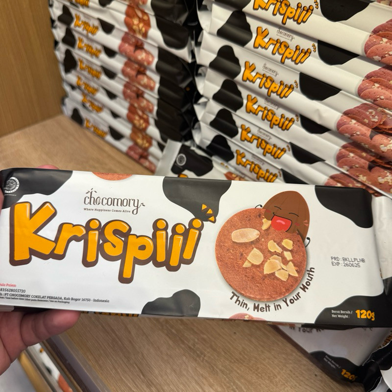 

Crispy Cookies Chocomory Krispiii Thin Cookies Kue Kering
