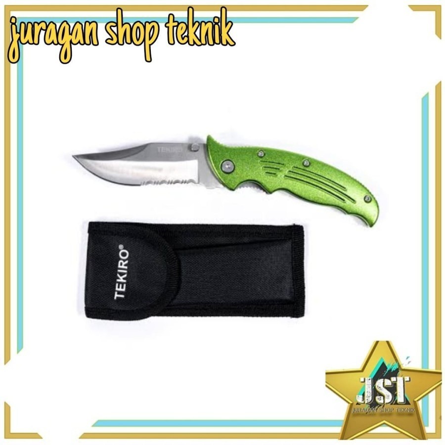 TEKIRO GT-PK1826 POCKET KNIFE-1 BESAR PISAU LIPAT STAINLESS-1 BESAR