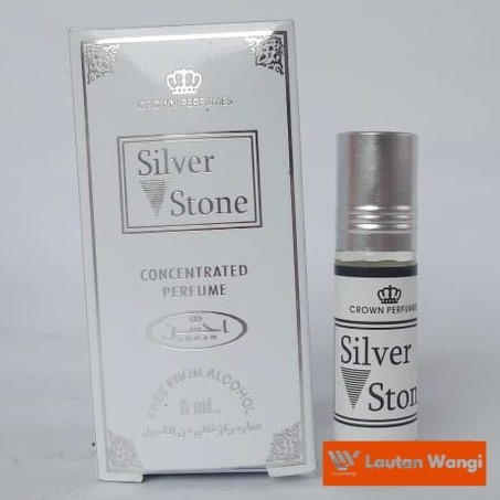 LAUTAN WANGI  PARFUM SILVER STONE 6ML ARROHMAN ROLL ON NON ALKOHOL - PARFUM SHOLAT