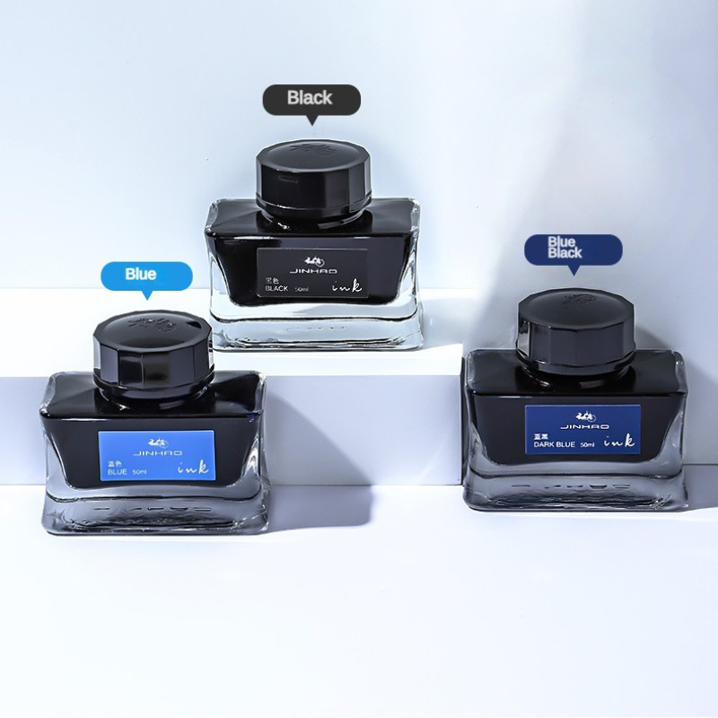 

JINHAO 50/30ml Glass Bottled Ink Fountain Pen Portable Pen Ink Quality Not Hurt Pen Ink Refill School Office Supplies Stationery