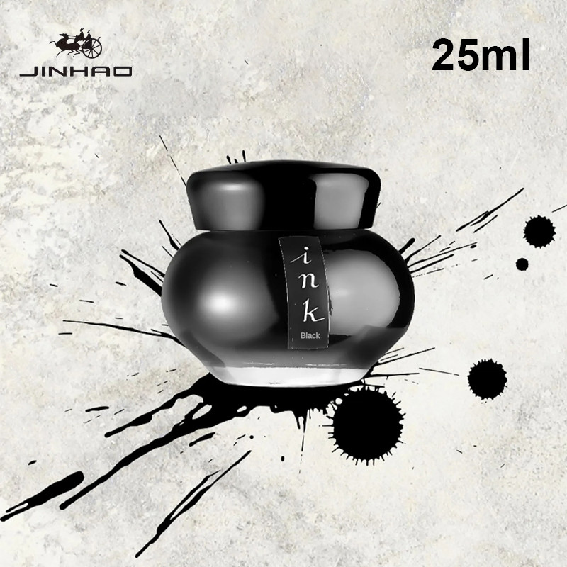 

Jinhao Fountain Pen Ink Chinese ink 25ml Non-carbon Glass Bottled Writing Calligraphy ink Office School Supplies Stationery