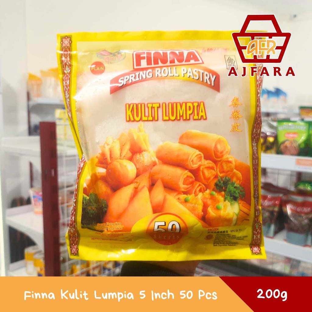 

Finna Kulit Lumpia 5 Inch 50 Pcs/Finna Kulit Lumpia 8.5 Inch 40 Pcs