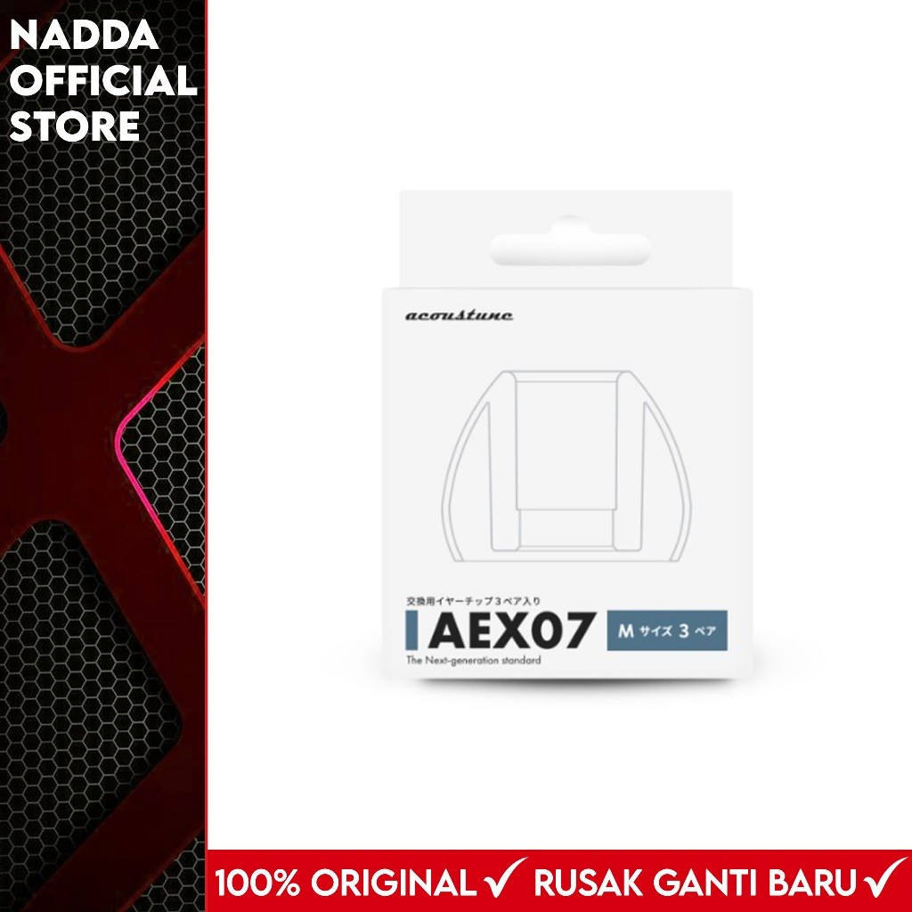 Acoustune AEX07 Premium Upgrade Silicone Eartips Karet Earphone
