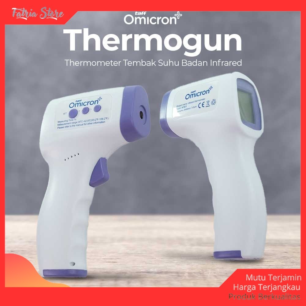 Alat Ukur Suhu Badan Thermogun Thermometer Tembak Suhu Badan Infrared - Fatria Store
