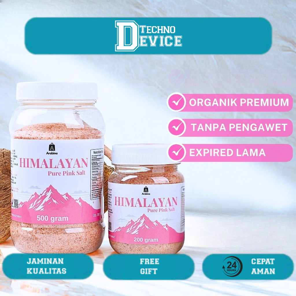 

Arabina Garam Himalaya 100% Original Untuk Diet Mpasi Sehat Asli Himalayan Salt