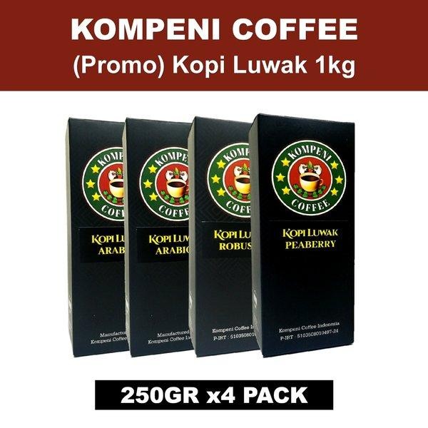 

Paket Kopi Luwak Gift 1kg - Kompeni Coffee - Sesuai Paket, Biji