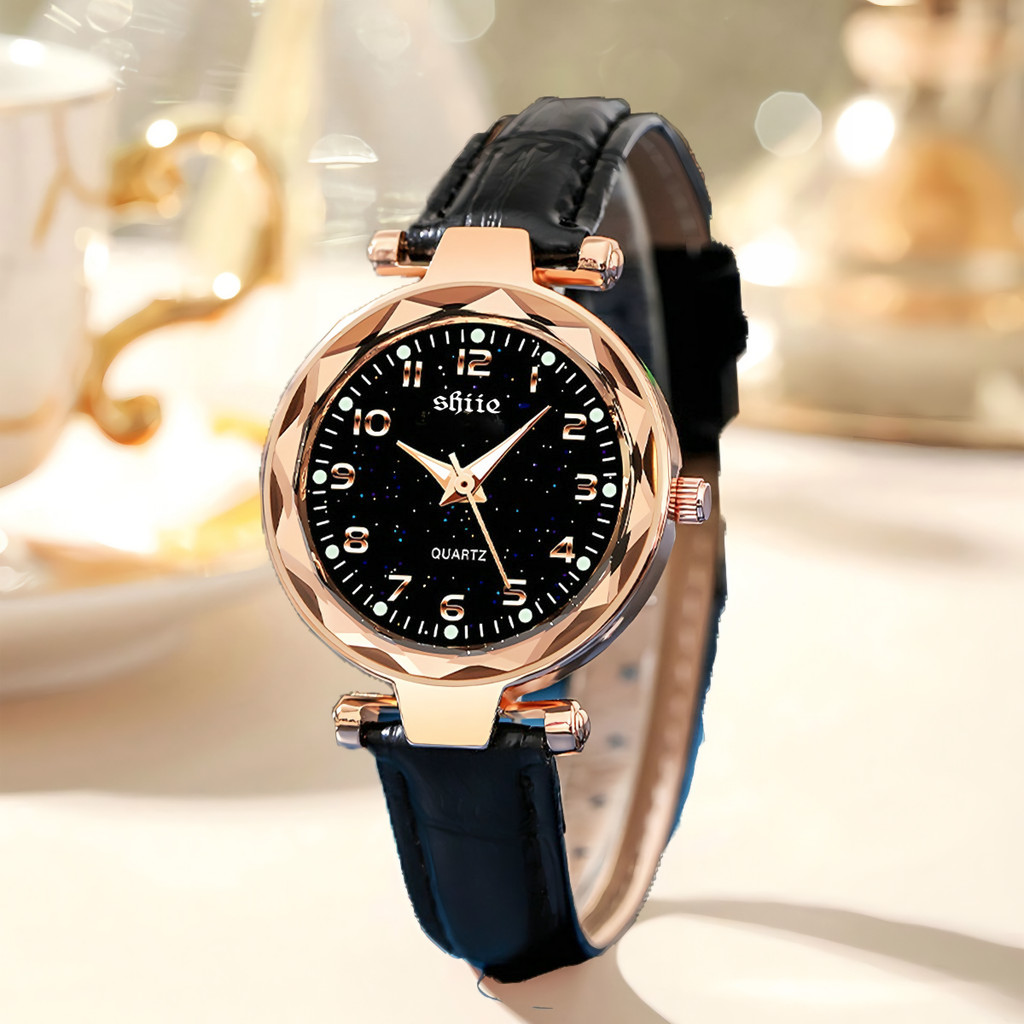 Pilih 2, diskon 50% Jam tangan wanita ori terbaru 2025 elegan, jam tangan anti air tahan lama, jam t