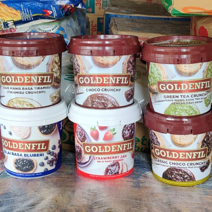 

[Terbaru] GOLDENFIL 1kg Selai / Spread All Variant Ready GOJEK - Strawberry