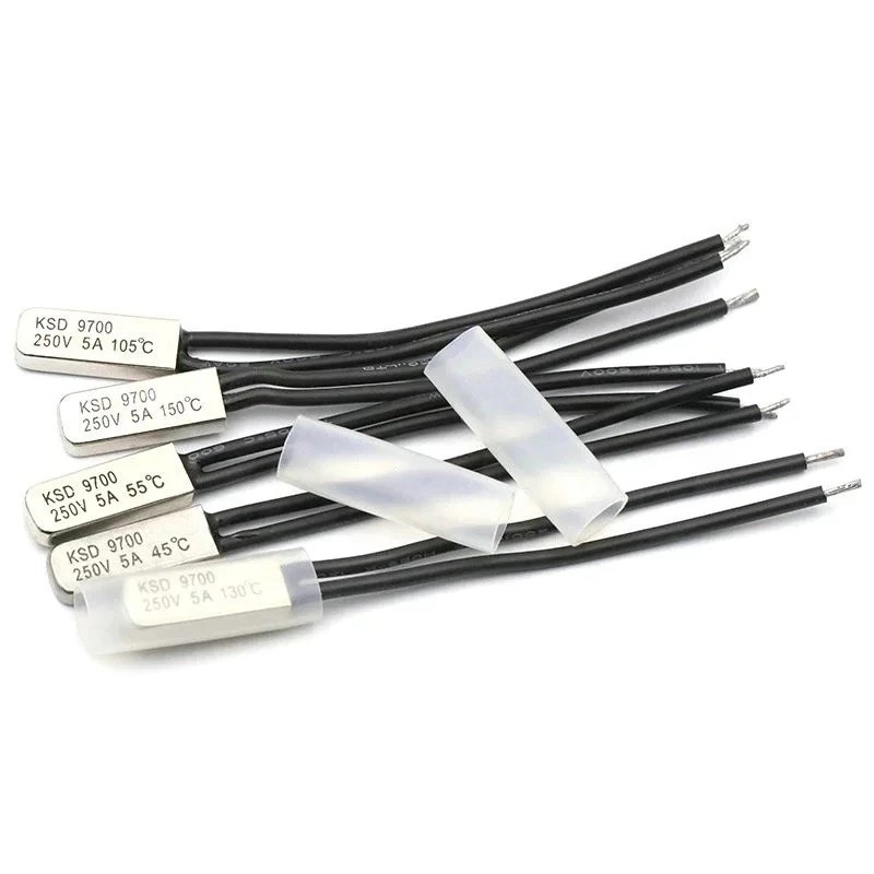 KSD9700 250V 5A 40~105 Degree Bimetal Disc Temperature Switch Normal Close Closed Thermostat Thermal