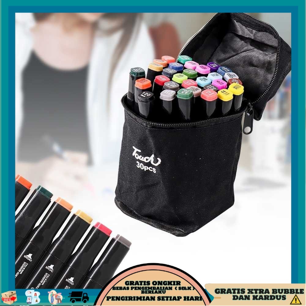 

TQK - Toddi Spidol Dual Side Fine Art Marker 30 Color - T30