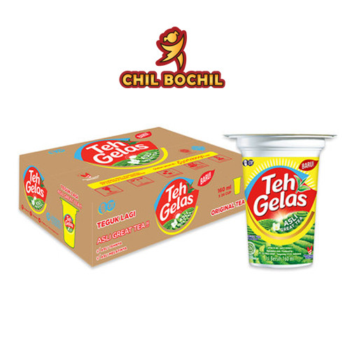 

1 DUS TEH GELAS ISI 24 PCS KETENG 1000 - CHIL BOCHIL