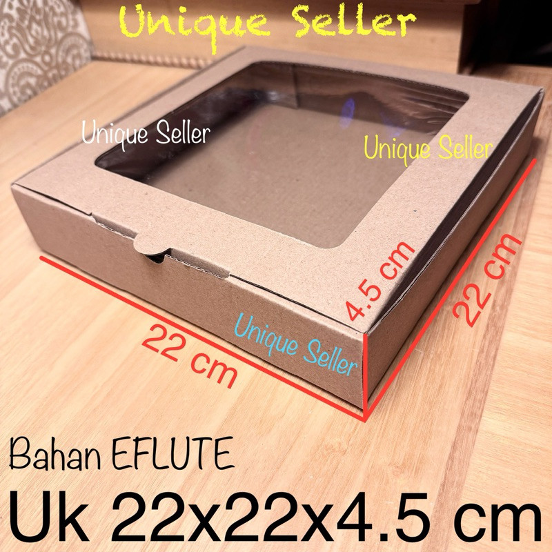 

Dus Kotak Box Pizza 22x22x4.5 EFLUTE WINDOW / Dus Box Kotak Hampers 22x22 x 4.5 EFLUTE WINDOW / Dus Coklat Corrugated Eflute Uk 22x22 x 4,5 / Dus Packing Olshop 22 x 22 x 4.5 / Dus Packing Jam Souvenir Uk 22x22x4,5 Jendela Mika / Dus Pizza Uk 22