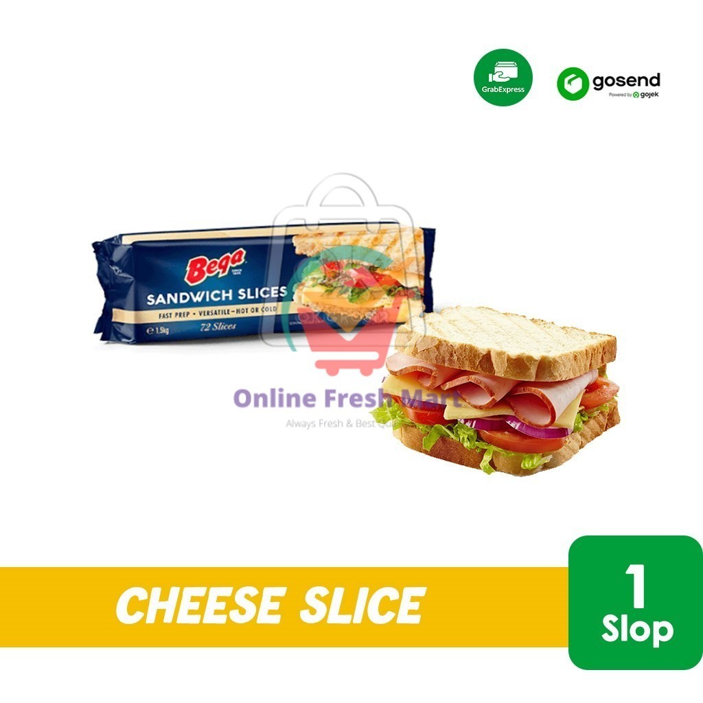 

Keju Sandwich Cheese Slice BEGA 1 Slop isi 72 slice 1,5kg (KHUSUS INSTANT) - Online Fresh Mart Denpasar