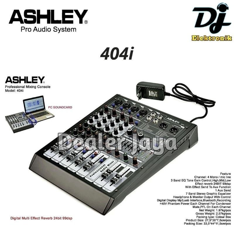 Mixer Analog Ashley 404 i / 404i - 4 channel