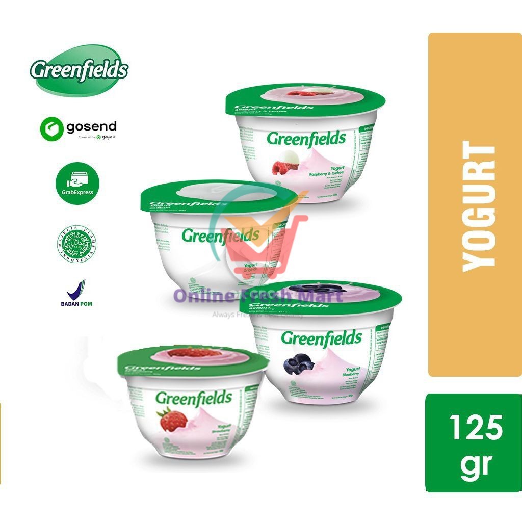 

Greenfields Yogurt (125 gr) KHUSUS GOSEND - Online Fresh Mart Denpasar