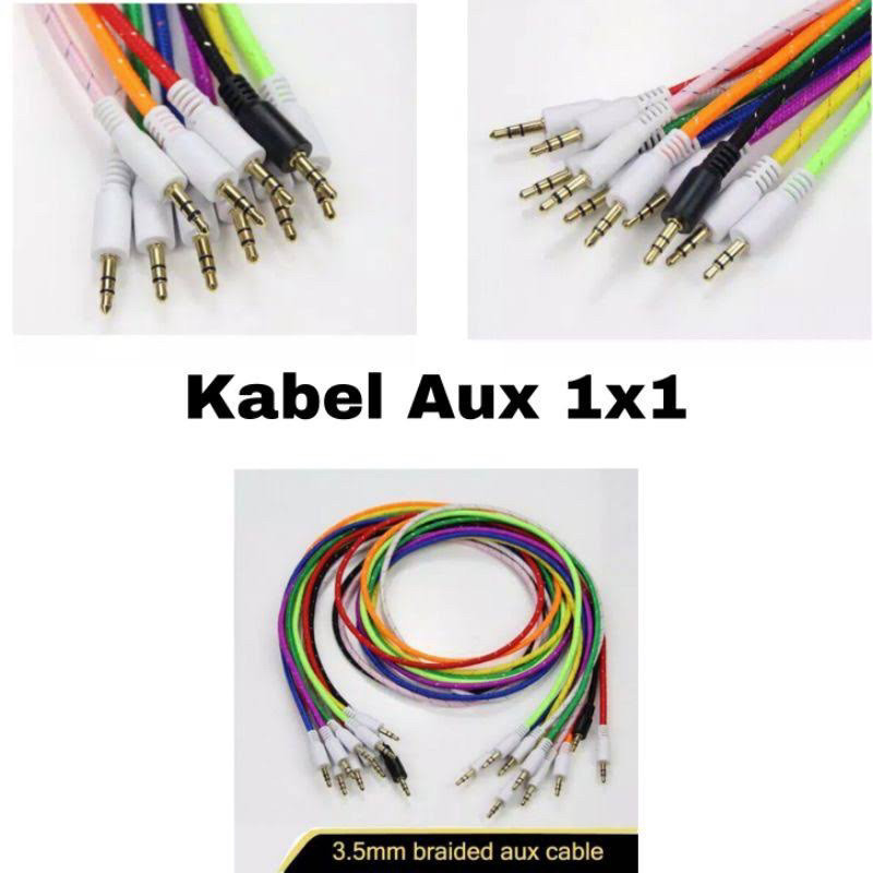 Kabel aux kabel audio speaker aktif 1in1 jack 3.5