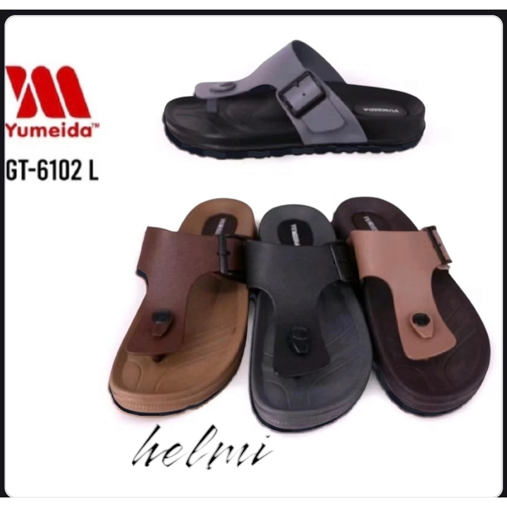 SANDAL PRIA JEPIT PRIA YUMEIDA  / SANDAL PRIA TERBARU BAHAN 100 % KARET/SANDAL JEPIT YUMEIDA