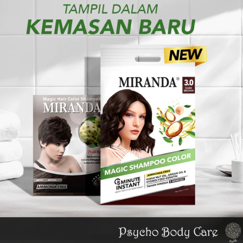 Miranda Magic Shampoo Color - Dark Brown