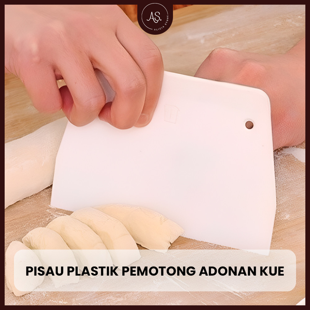

AS Pisau Kue Plastik Pemotong Adonan Kue Atau Pisau Adonan