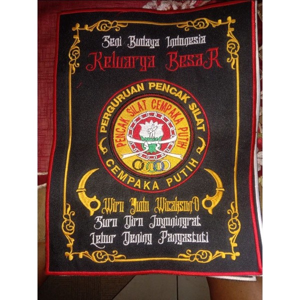 BED BORDIR PUNGGUNG PSCP BET CEMPAKA PUTIH BORDIR TERBARU By Redbil