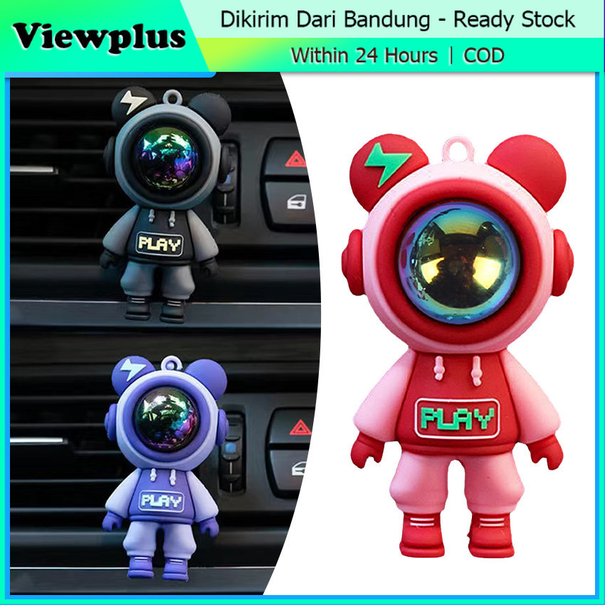 Parfum Mobil Jepit Ac Mobil Astronaut Cute / Parfum Mobil Unik Pengharum Mobil Parfum Jepit Ac Mobil