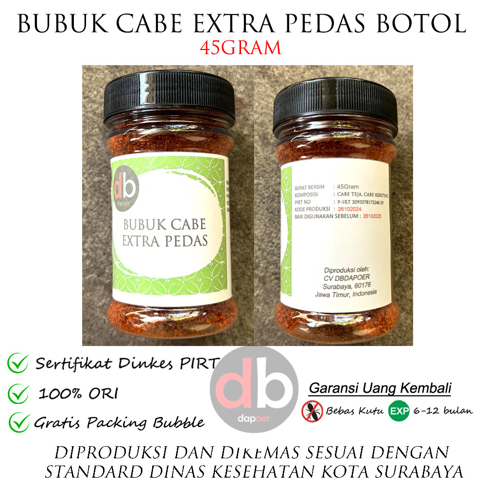 

Chili Powder Extra Pedas Botol