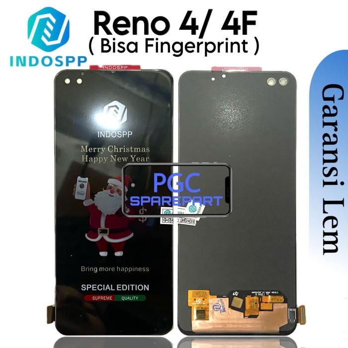 PSG99 ORIGINAL INDOSPP LCD Touchscreen Oppo Reno4 Reno4 F BISA FINGERPRINT