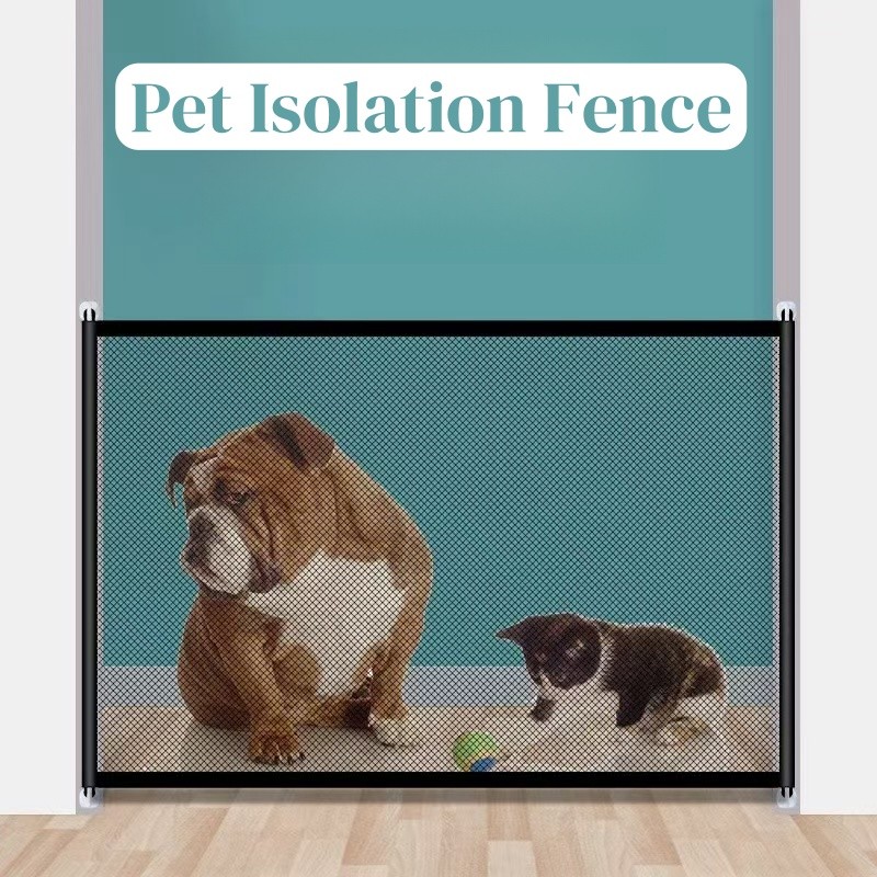 Pintu Jaring Penghalang Pagar Hewan Kucing Anjing Magic Gate/ Pagar Penghalang Binatang Sekat Pembat