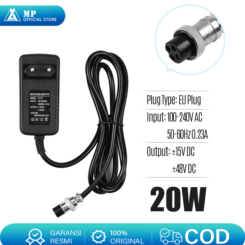 20W Adaptor Mixer Audio 3 Pin 17vx2 420mA Power Adapter Mixer Audio/ Adaptor Mixer Audio 4 Pin 220V 