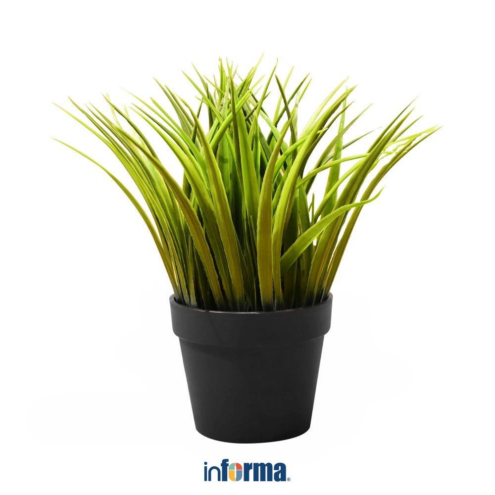 Informa 22 cm Tanaman Artifisial Grass Y50 - Hijau Tumbuhan Tanaman Buatan Dekorasi Plant Sintetis P
